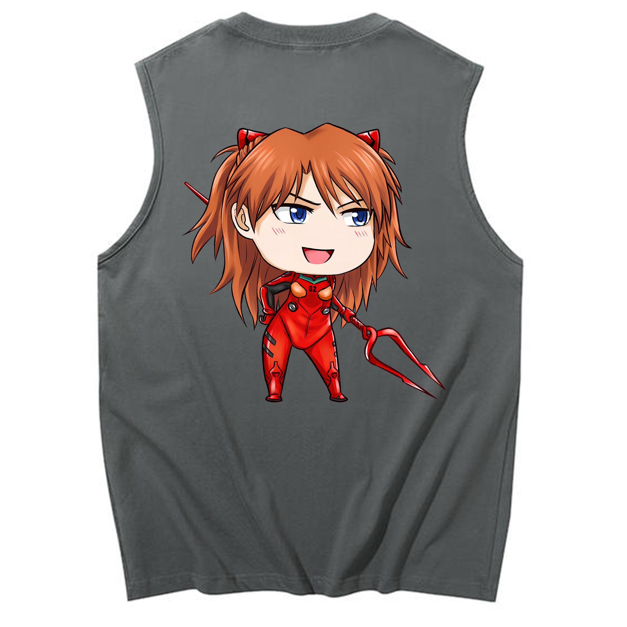 （画像用） EVA 新世紀エヴァンゲリオン コットン100％タンクトップ（背面プリント）